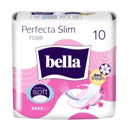 Absorbante Bella Perfecta Slim Extra Soft Rose, 10 bucati - Confort maxim