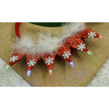 Bentita/cerc de Craciun, culoare rosie, marime standard, Vivimall - vivimall.ro