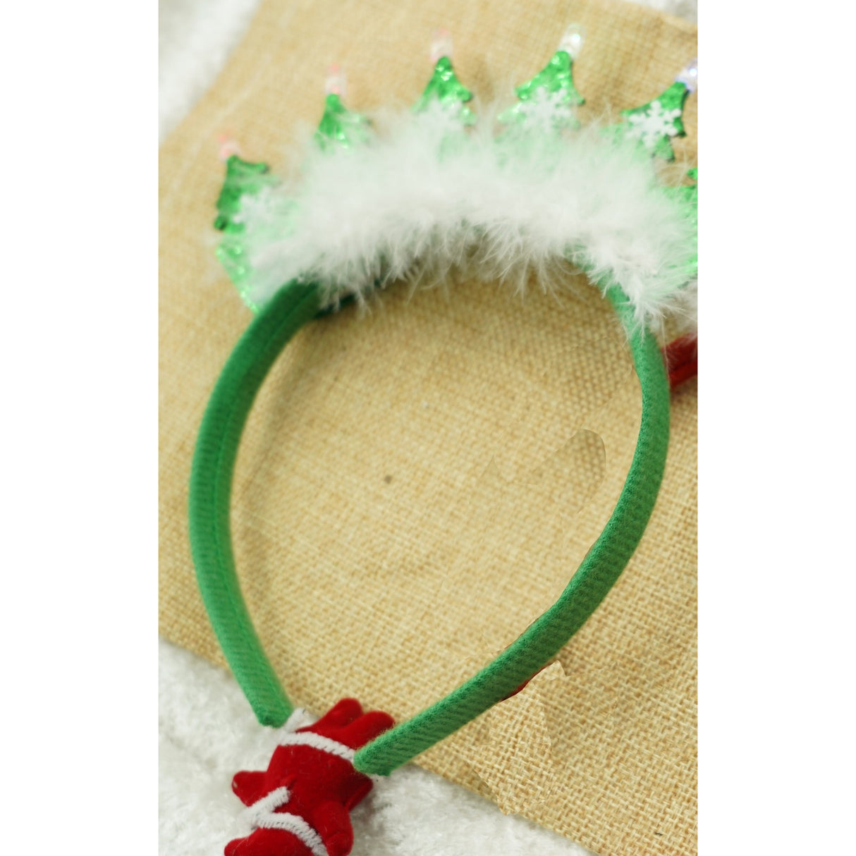 Bentita/cerc de Craciun, culoare verde, marime standard, Vivimall - vivimall.ro