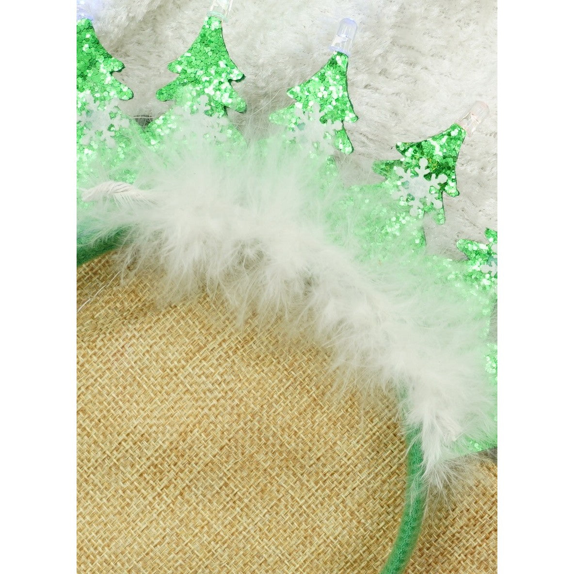 Bentita/cerc de Craciun, culoare verde, marime standard, Vivimall - vivimall.ro