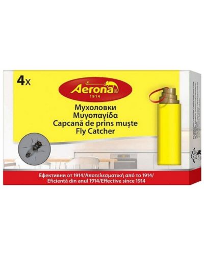 Capcane muște Aerona - 4 bucăți - Eficiente și ecologice