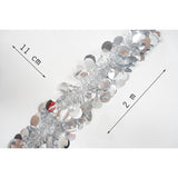 Beteala Craciun, Flippy, argintiu, marimea: 2 m x 11 cm material:folie PVC, interior/exterior - vivimall.ro