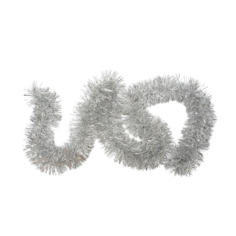 Beteala Craciun, Flippy, argintiu, marimea: 2 m x 11 cm material:folie PVC, interior/exterior - vivimall.ro