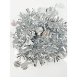 Beteala Craciun, Flippy, argintiu, marimea:  2 m x 11 cm x 9 cm material:folie PVC, interior/exterior - vivimall.ro