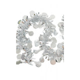 Beteala Craciun, Flippy, argintiu, marimea:  2 m x 11 cm x 9 cm material:folie PVC, interior/exterior - vivimall.ro