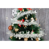 Beteala Craciun, Flippy, argintiu, marimea: 2 m x 9 cm x 5 cm material:folie PVC, interior/exterior - vivimall.ro