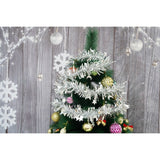 Beteala Craciun, Flippy, argintiu, marimea: 2 m x 9 cm x 9 cm material:folie PVC, interior/exterior - vivimall.ro