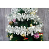 Beteala Craciun, Flippy, argintiu, marimea:  2 m x 9 cm x 9 cm material:folie PVC, interior/exterior - vivimall.ro