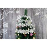 Beteala Craciun, Flippy, argintiu, marimea:  2 m x 9 cm x 9 cm material:folie PVC, interior/exterior - vivimall.ro