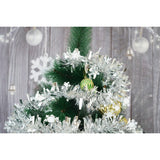 Beteala Craciun, Flippy, argintiu, marimea:  2 m x 9 cm x 9 cm material:folie PVC, interior/exterior - vivimall.ro