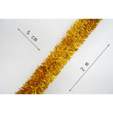 Beteala Craciun, Flippy, auriu, marimea: 2 m x 5 cm material:folie PVC, interior/exterior - vivimall.ro