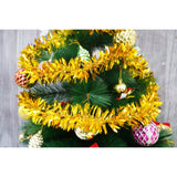 Beteala Craciun, Flippy, auriu, marimea:  2 m x 6.5 cm material:folie PVC, interior/exterior - vivimall.ro