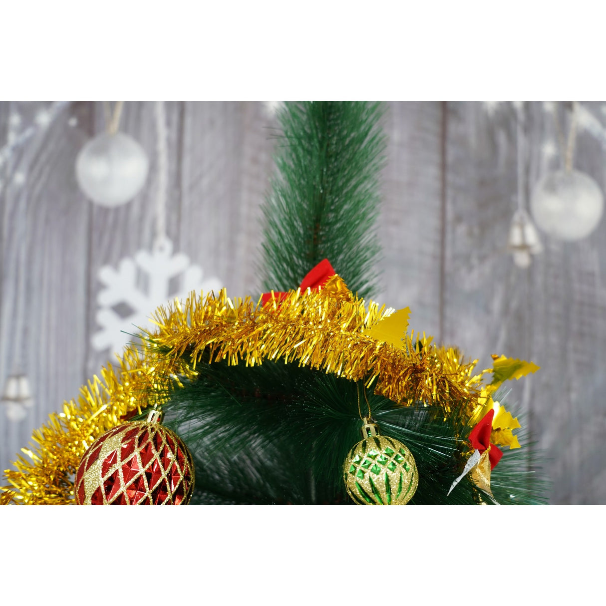 Beteala Craciun, Flippy, auriu, marimea: 2 m x 9 cm x 5 cm material:folie PVC, interior/exterior - vivimall.ro