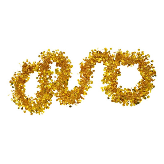 Beteala Craciun, Vivimall, galben, marimea: 2 m x 9 cm material:folie PVC, interior/exterior - vivimall.ro