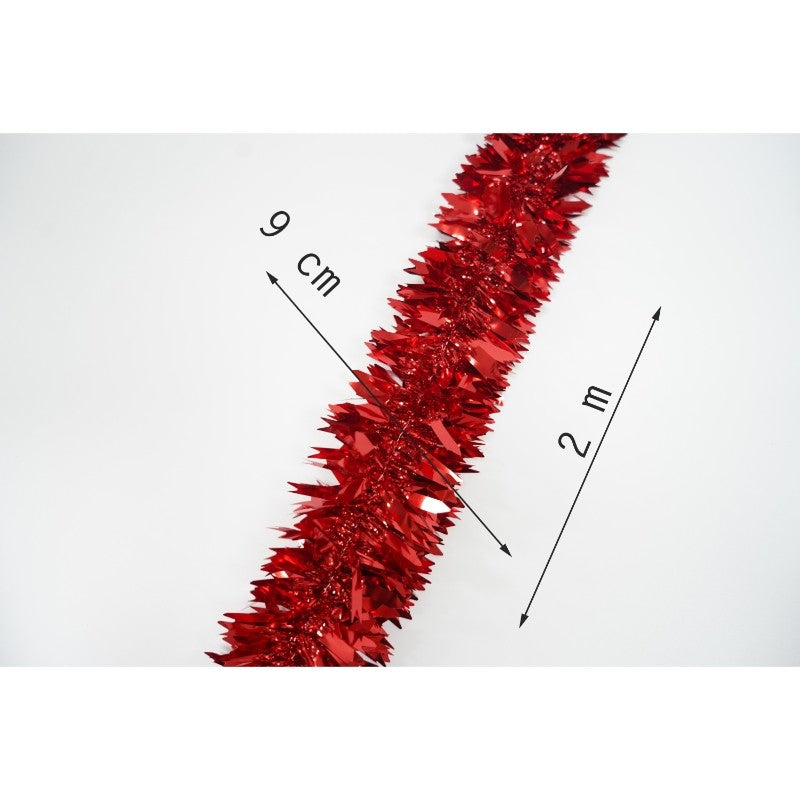 Beteala Craciun, Flippy, roșu, marimea:  2 m x 6.5 cm material:folie PVC, interior/exterior - vivimall.ro