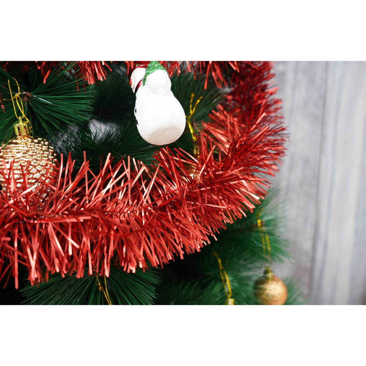 Beteala Craciun, Vivimall, roșu, marimea: 2 m x 9 cm material:folie PVC, interior/exterio - vivimall.ro