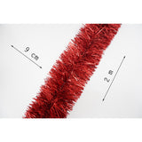 Beteala Craciun, Vivimall, roșu, marimea: 2 m x 9 cm material:folie PVC, interior/exterio - vivimall.ro