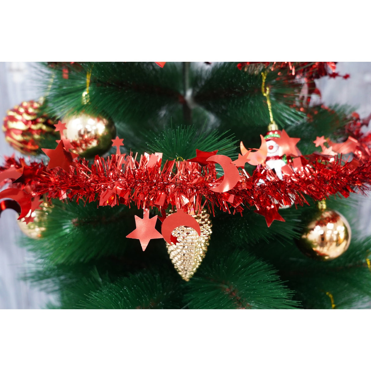 Beteala Craciun, Flippy, roșu, marimea: 2 m x 9 cm x 5 cm material:folie PVC, interior/exterior - vivimall.ro