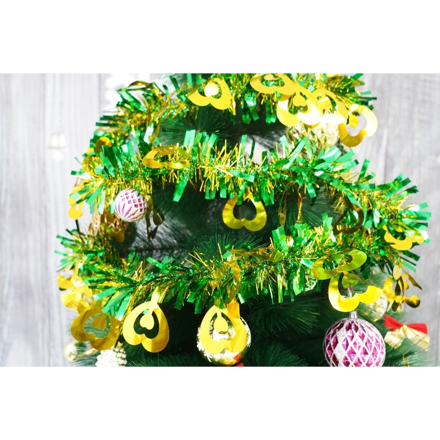 Beteala Craciun, Flippy, verde, marimea:  2 m x 11 cm x 9 cm material:folie PVC, interior/exterior - vivimall.ro