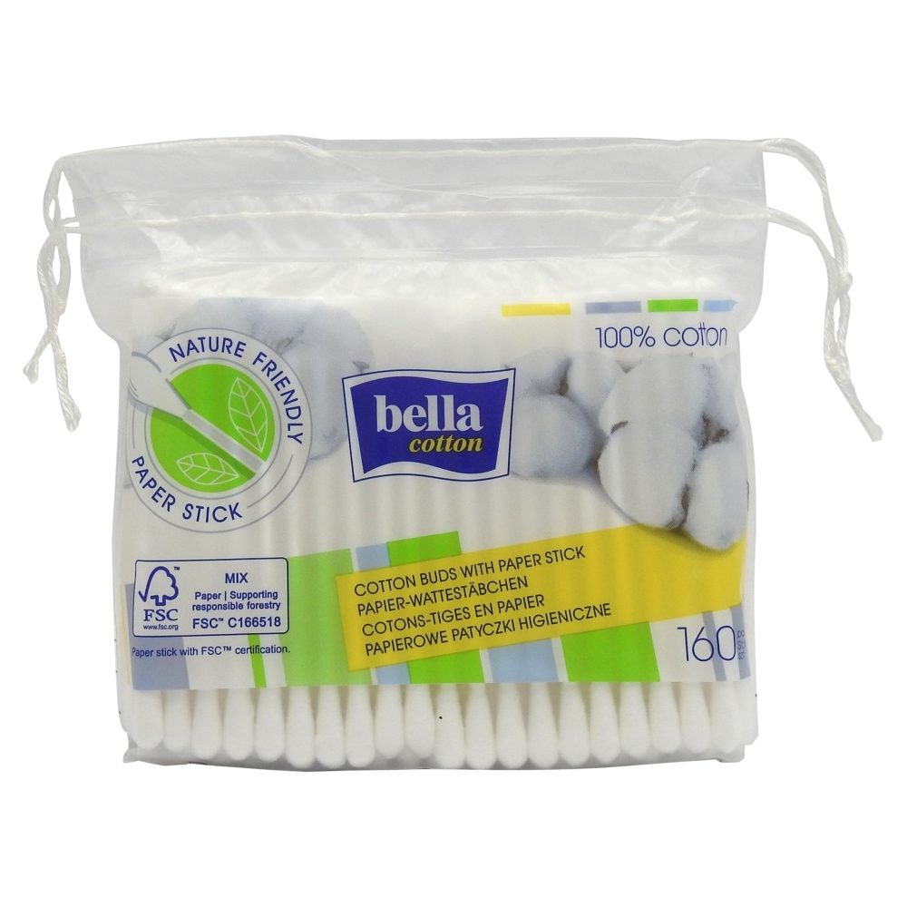 Fültisztító pálcikák, Bella, 160 db