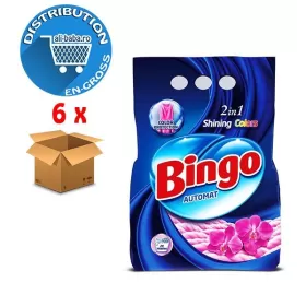 Detergent Pudră Automat Bingo 2kg 2in1 Shining Colors - Îngrijire Perfectă