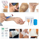 Kit supravietuire multifuncional Vivimall, 40 de Instrumente Profesionale, Echipament de prim-ajutor, Drumetie, Camping - vivimall.ro