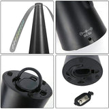 Ventilator Exterior, Vivimall, Repelent pentru Muste/Tantari, Cablu USB, Slot Baterii, 9 x 9 x 20 cm, Negru - vivimall.ro