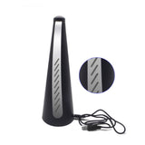 Ventilator Exterior, Repelent Pentru Muste/Tantari, Cablu Usb, Slot Baterii, 9 X 9 X 20 Cm, Negru - vivimall.ro