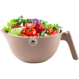 Bol 2 în 1 cu sistem de scurgere, material rezistent | KitchenFlow - vivimall.ro