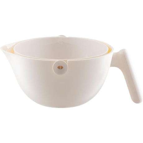 Bol 2 în 1 cu sistem de scurgere, material rezistent | KitchenFlow - vivimall.ro