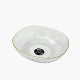 Bol cu un Singur Strat, Vivimall, pentru Fructe, Legume, Snacks, 22.4x9 cm, Transparent - vivimall.ro