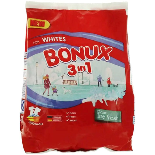 Bonux Kézi mosószer 400 g 3in1 Ice Fresh 8 mosáshoz