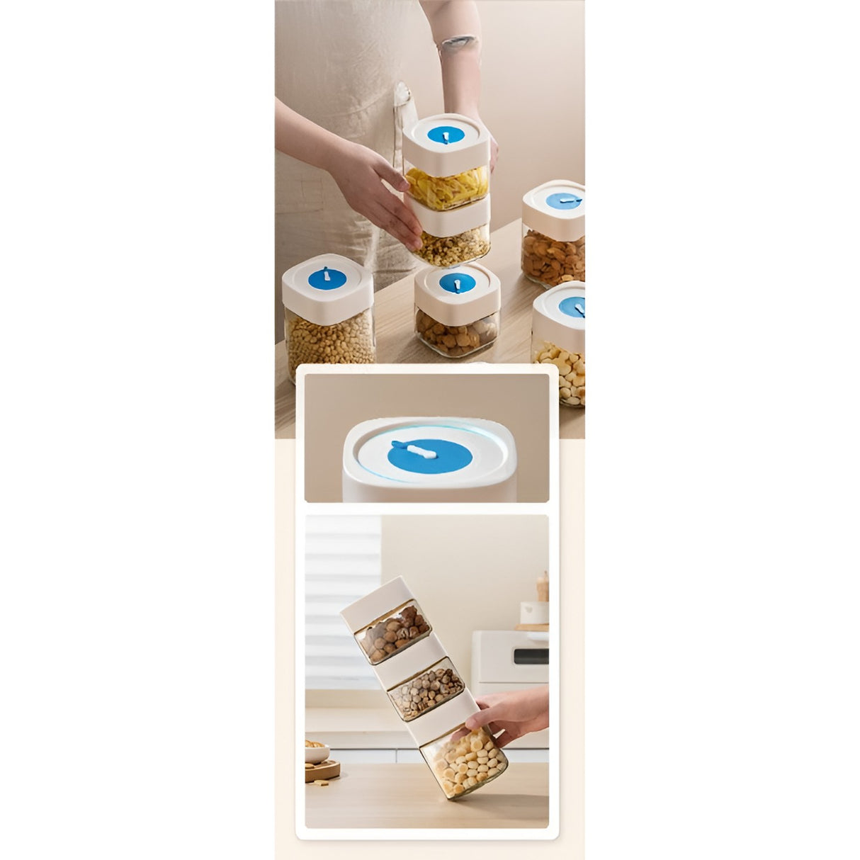 Borcan Depozitare Alimente 500ml | PurePreserve - vivimall.ro