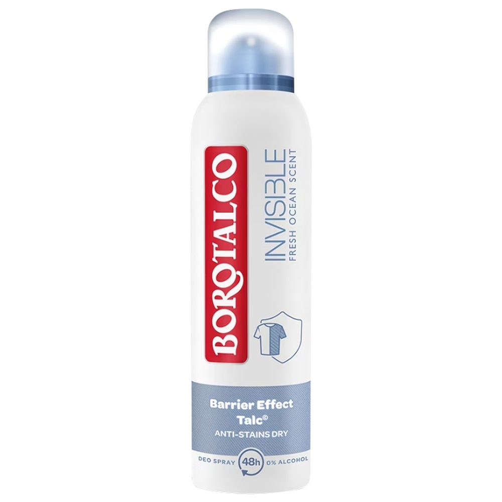 Antiperspirant Deo Spray, Borotalco, Invisible Fresco, 150 ml - vivimall.ro