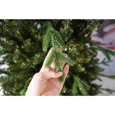 Brad Artificial de Craciun, Vivimall, 1.8 m inaltime, Verde crud, Interior/ Exterior, 1038 ramuri - vivimall.ro