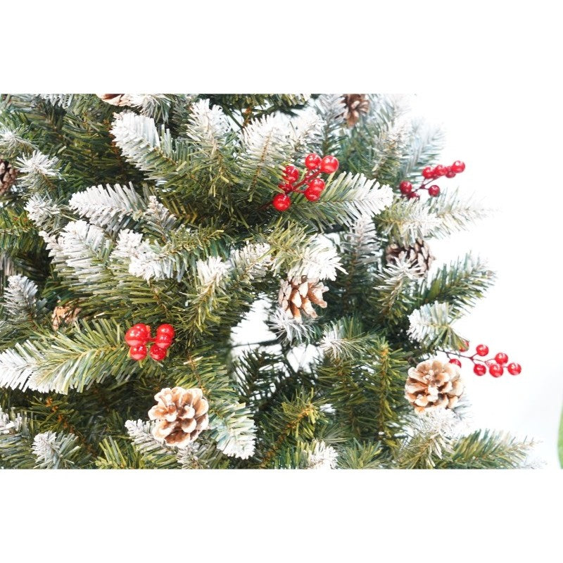 Műfenyő, Szekcionálható, Falra/Sarokba, 1,50 M Magasság, Díszített, Alsó Átmérő 83 Cm, Beltéri/Kültéri