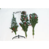 Brad Artificial de Craciun, Vivimall, Sectionat pentru Perete/ Colt, 1.80 m inaltime, Verde, Decorat, Diametru Inferior 95 cm, Interior/ Exterior - vivimall.ro