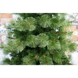 Műfenyő karácsonyfa, prémium gazdagon díszítve, magasság 240 cm, 1420 ág, fém talppal