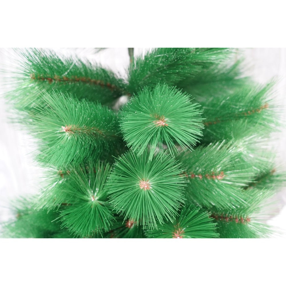 Brad artificial de Craciun tip pin, clasic, pentru interior/exterior, inaltime 90 cm, Vivimall, verde, suport de plastic inclus - vivimall.ro