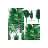 Brad artificial de Craciun tip pin, inaltime 180 cm, 260 ramuri cu ace 3D 12 cm, Vivimall, verde, suport metalic inclus - vivimall.ro