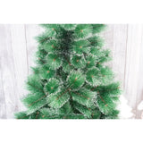 Brad artificial de Craciun tip pin nins, pentru interior/exterior, inaltime 150 cm, Vivimall, verde, suport metalic inclus - vivimall.ro