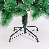 Brad artificial de Craciun tip pin nins, pentru interior/exterior, inaltime 150 cm, Vivimall, verde, suport metalic inclus - vivimall.ro