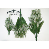 Brad artificial de Craciun tip pin, pentru interior/exterior, inaltime 150 cm, diametru 92 cm, 400 ramuri, Vivimall, verde, suport metalic inclus - vivimall.ro