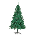 Brad de Craciun artificial cu suport inclus Vivimall, 150 cm, 450 Ramuri Varfuri, Suport Clasic, Fara iluminare, utilizat pentru interior/exterior, Verde - vivimall.ro