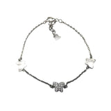 Bratara Argint 925 cu 3 Fluturasi - vivimall.ro