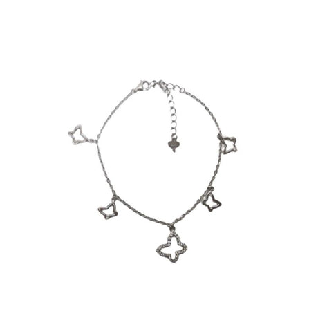 Bratara Argint 925 cu 5 Fluturi Contur - vivimall.ro