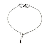 Bratara Argint 925 Infinit Cu Floare
