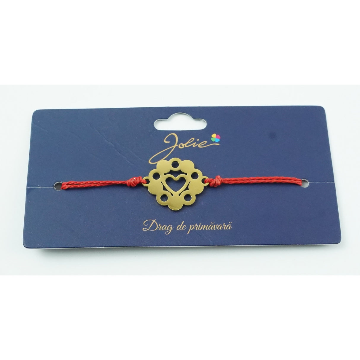 Bratara Aurie Inox Inima in Cercuri - vivimall.ro