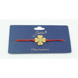 Bratara Aurie Inox Trifoi cu Patru Foi - vivimall.ro