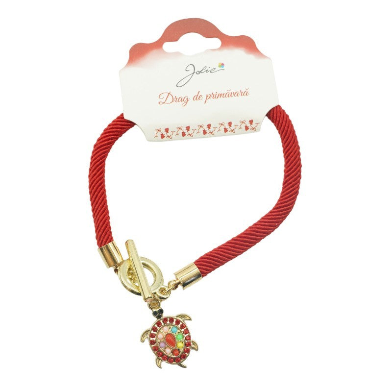 Martisor Bratara Aurie Jolie V1 Broasca Testoasa - vivimall.ro